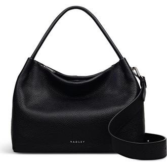Radley London Ivydale Road Medium Ziptop Satchel Bag in Jet at Nordstrom