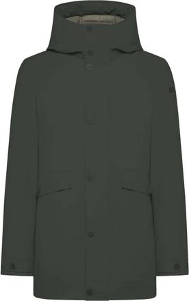 Roberto Ricci Design Forest Green Parka Jacket - Heren - Parka Jassen - Groen - XL - Polyester - Jassen
