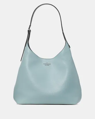 Kate Spade New York Womens 454 Large Shoulder Bag - Green Leather - One Size