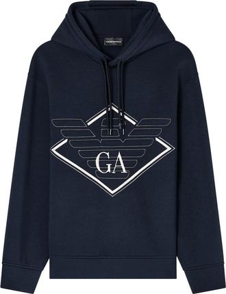 Emporio Armani Hombre, Sudaderas, Azul, Talla: L