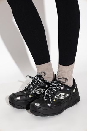 Balenciaga Platform Sneakers Hamptons, Womens, Black
