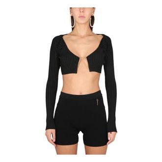 Jacquemus Dames, Truien, Zwart, Maat: M Viscose