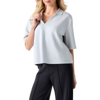 Guess Lyra Polo in Open Grey at Nordstrom, Size X-Large