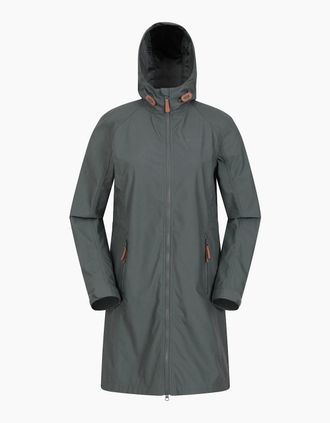 Mountain Warehouse Womens Mountain Warehouse Womens/Ladies Ioana Longline Soft Shell Jacket - Green - Size: 14