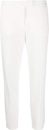 DKNY straight-leg trousers - women - Polyester/Polyester/Spandex/Elastane - 10 - White