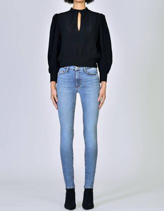Black Orchid Gisele High Rise Skinny Jean In Broken Wings