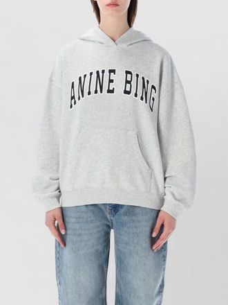 Anine Bing relaxed hoodie boyfriend fit kangaroo pocket