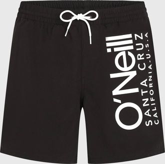 O'Neill Badeshorts ONEILL ORIGINAL CALI 16 SWIMSHORTS, Herren, Gr. XXL (56), N-Gr, schwarz out, Obermaterial: 100% Polyester, Badehosen Badeshorts, mit seitli