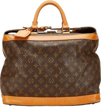 Louis Vuitton Brown Pvc Leather Boston Bag (Pre-Owned)
