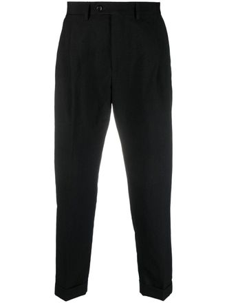 Dell'Oglio cropped tailored trousers - Black