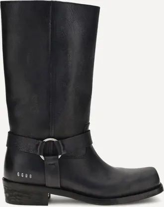 Golden Goose Leather Biker Boots Female 36