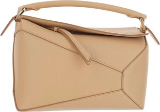 Loewe Borsa a spalla Anagram geometrica in pelle - Toni neutri