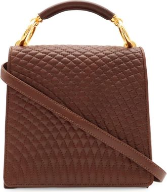 Bally Leather Handbag Pochette Shoulder Bag (Pre-Owned)
