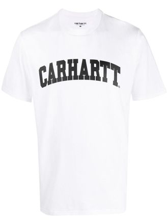 Carhartt Work in Progress logo-print T-shirt - men - Cotton - S - White