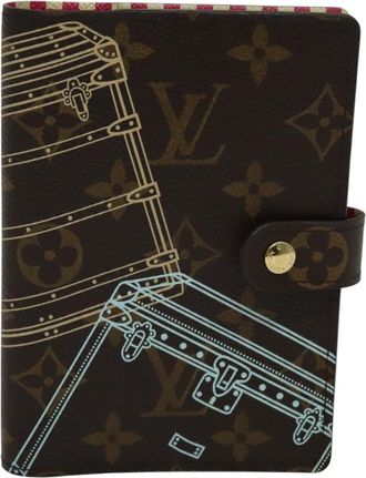 Louis Vuitton Agenda Pm Brown Canvas Wallet (Pre-Owned)