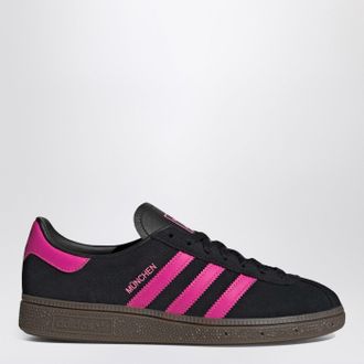 adidas Originals Sneaker M&uuml;nchen in black/fuchsia suede