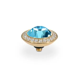 Qudo Tondo Deluxe Top 0.51 - Gold in Aquamarine at Nordstrom