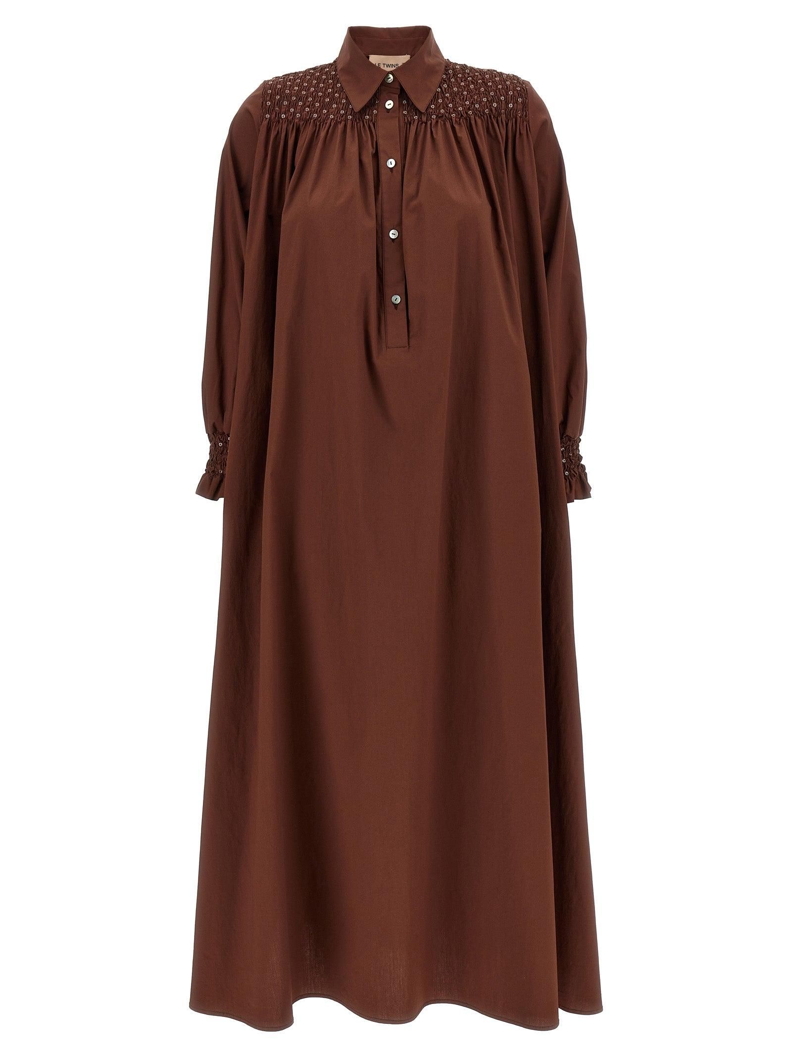 ワンピース LE TWINS SS24 'Flora' dress (FLORA BRONZO) Women's Le Twins Dresses - up to −79% | Stylight