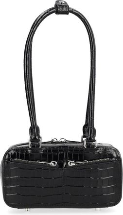 Self Portrait Bag With Crocodile Effect