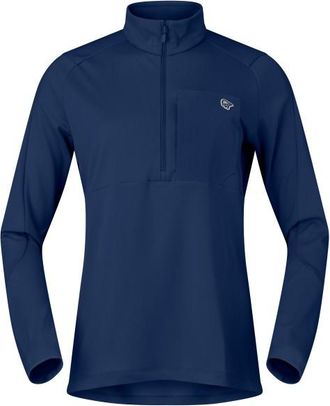 Norrøna Femund Warm1 Half-Zip Fleecepullover für Damen | blau