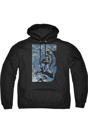 Gildan Batman Seurbat Adult Pull Over Hoodie / Hooded Sweatshirt