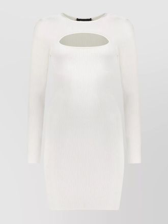 Dsquared2 ribbed cutout mini dress