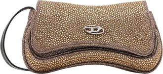 Diesel Play Crossbody XS - Dames - Schoudertassen - Bruin - ONE Size - Katoen - Tassen