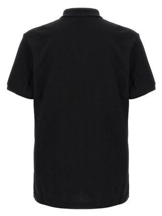 Moschino Teddy Bear-Embroidered Piqu&eacute; Polo Shirt - Black