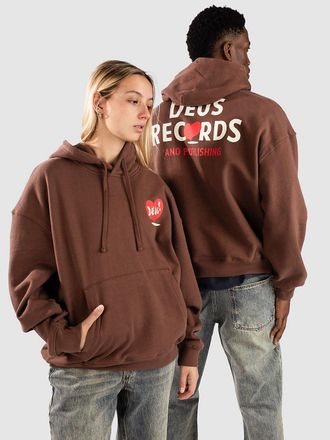 Deus Deep Cut Hoodie braun