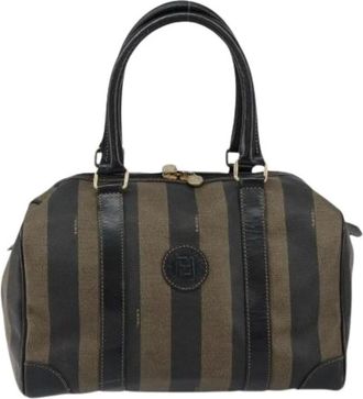 Fendi Pre-owned Handbags, female, Multicolor, Size: ONE SIZE Pre-owned Canvas Handbag
