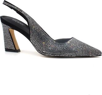 Guess D&eacute;coll&eacute;te - Dames - Pumps - Zwart - 36 EU - Leer - Schoenen