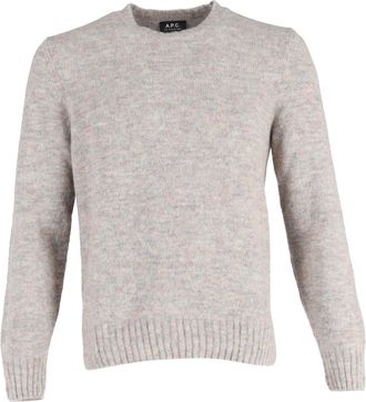 A.P.C. A. P.C. Crewneck Jumper in Grey Wool