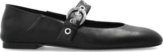 Stuart Weitzman Mary Jane Ballerinas - Dames - Ballerinas - Zwart - 38 1/2 EU - Schoenen