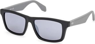 adidas Sportieve Navigator Zonnebril - Heren - Zonnebrillen - Zwart - 54 MM - Accessoires