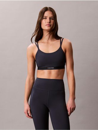 Calvin Klein Calvin Klein Womens Icon Sport Low Support Sports Bra - Blue - XL