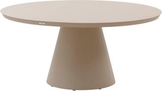 Hesperide Hesperide - Mesa De Jard&iacute;n Redonda De Aluminio Yconia, Arcilla, 8 Plazas - Hesp&eacute;ride