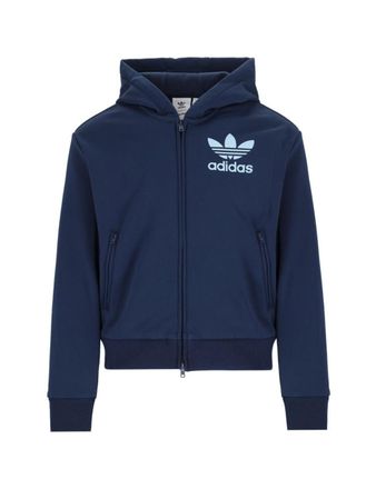 adidas Navy Blue Fabric Hoodie
