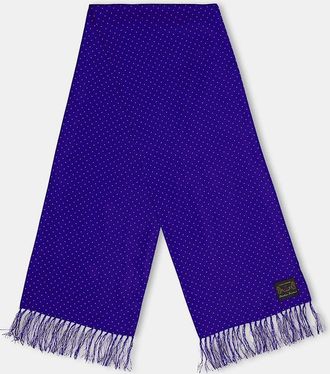 Luke 1977 Mens Polka Dot Oblong Scarf - Blue - Size: ADULTS