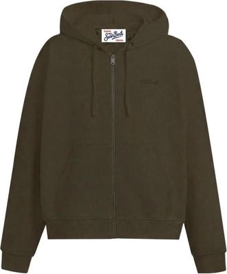 MC2 Saint Barth Danny Zip Hoodie - Heren - Vesten met rits - Groen - XL - Katoen - Hoodies & sweatvesten