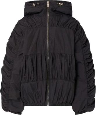 Liu Jo Oversized Nylon Bomber - Dames - Winterjassen - Zwart - S - Nylon - Jassen