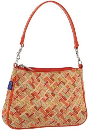 Burberry Pre-owned Canvas Schoudertas - Dames - Vintage Schoudertas - Oranje - ONE Size - Vintage