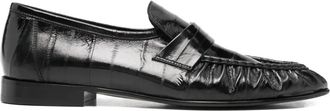 The Row Loafers met ruches - Zwart