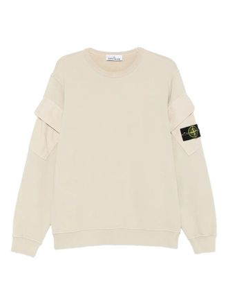 Stone Island Brushed Organic Cotton Sweatshirt