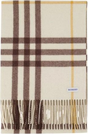 Burberry Sciarpa Giant Check - - Accessories - Donna - Beige - ONE SIZE