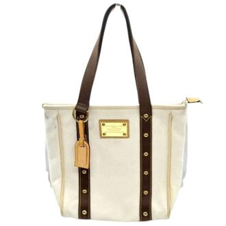 Louis Vuitton Pre-owned Antigua Tote Bag - Pre-owned - Mujer - Beige - ONE SIZE