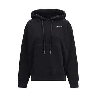 Off-white Hoodies, male, Black, Size: XS Oversized Hoodie