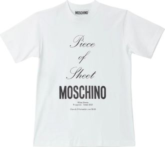 Moschino Mujer, Camisetas, Blanco, Talla: S