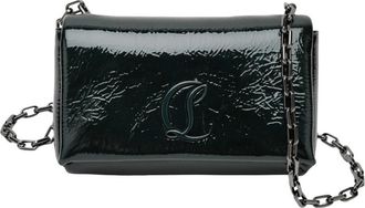 Christian Louboutin Loubi 54 Small Crossbody Bag - Dames - Schoudertassen - Zwart - ONE Size - Leer - Tassen