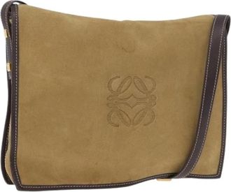 Loewe Borsa a spalla Pre-owned in camoscio - - Pre-owned - Donna - Marrone - ONE SIZE
