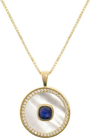 Freya Rose Sapphire Mother Of Pearl Necklace at Nordstrom, Size 9.25